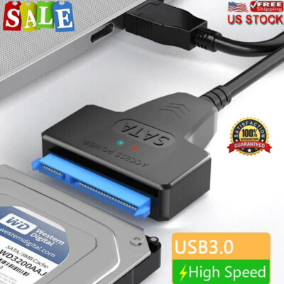 NEW USB 3.0 to 2.5'' SATA External Drive Adapter Cable for 2.5'' HDD SSD SATA III