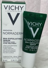 Vichy Normaderm BHA Exfoliating Serum-Acne .16 fl. oz New/Box Deluxe Sample 