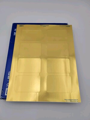 Gold Glossy Avery Presta 94237 Labels 100 Sheets 800Labels 21-1328-23
