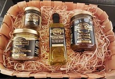 Juego de trufas trufa real mantequilla de trufa aceite de trufa tapicería en cesta de regalo ITALIA