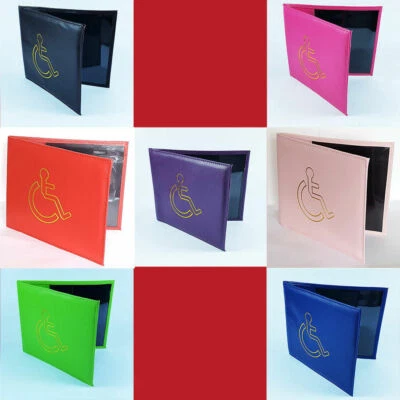 Disabled Blue Badge Holder Hologram Safe Parking Permit Display Cover Wallet