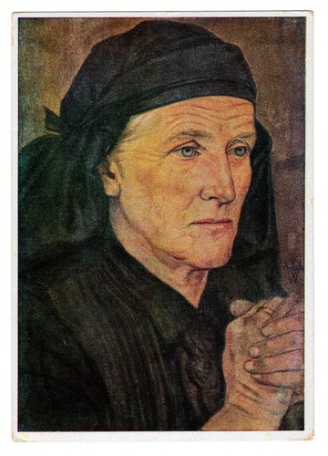 1938 Styrian Mountain Farm Woman 3rd Reich Willrich VDA Postcard