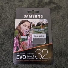 Samsung EVO Select 32GB Class 10 micro SDHC Card with Adapter MB-ME32GA/AM NEW
