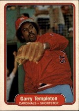 1982 Fleer #131 Garry Templeton