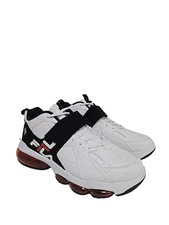 Fila Men's 1BM02053-113 Athletic Basketball Shoe White Black Red Size 14M