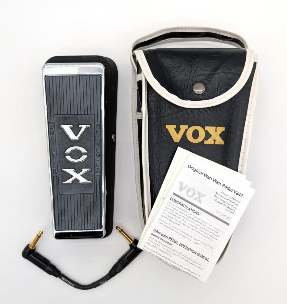 Vox V847 Classic Reissue Wah Pedal NEW, w/original case and paperwork