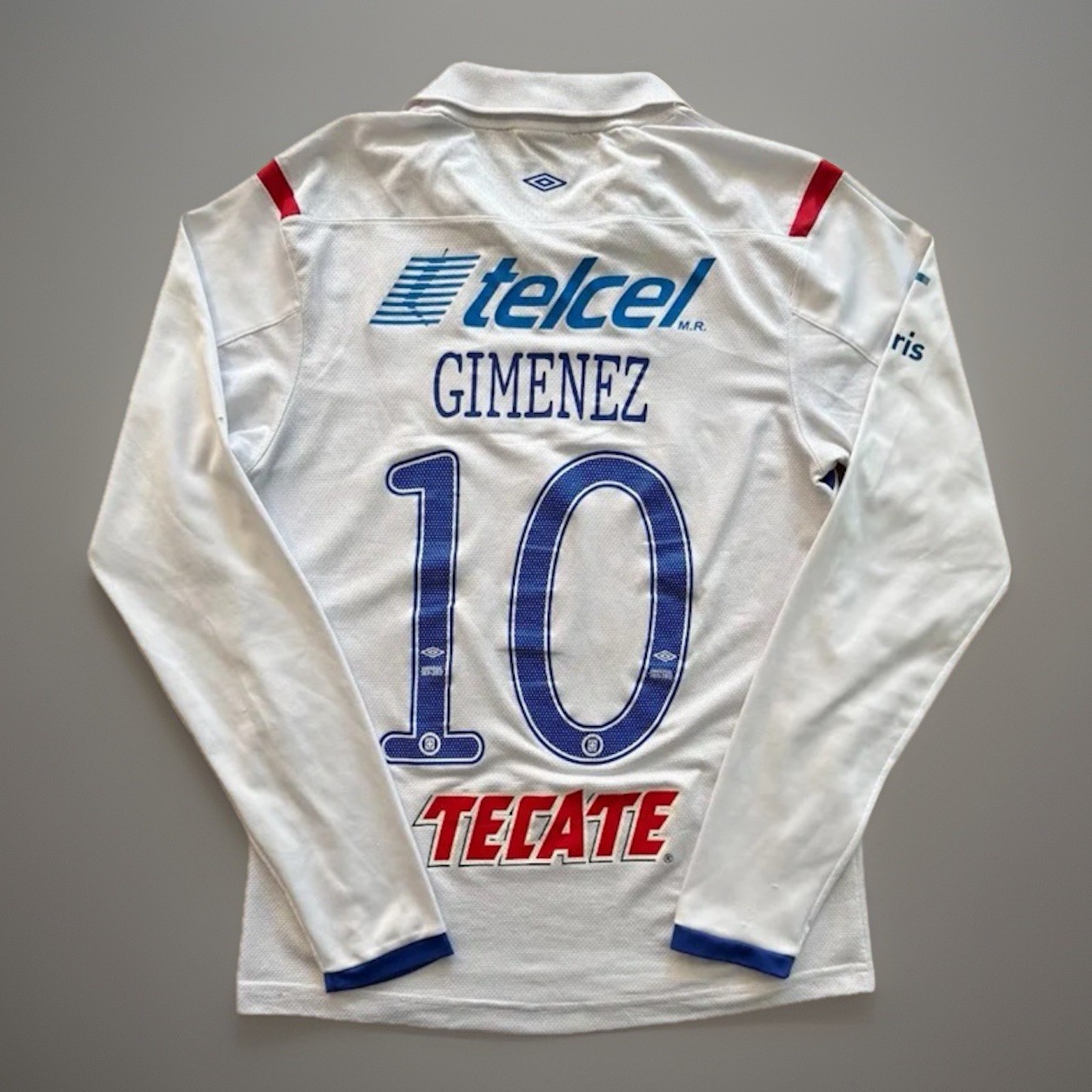 Cruz Azul Chaco Gimenez Cup Champion Umbro Rare SOCCER  JERSEY MEDIUM