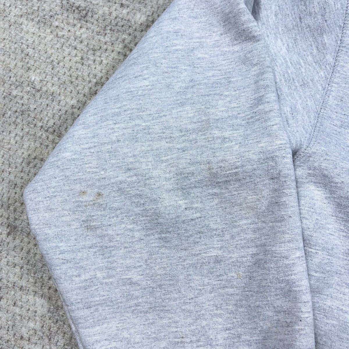 Vintage Carhartt Hoodie Men Large Ash Gray Thermal Lined Jacket