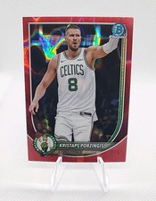 2025-26 Bowman Chrome Red Lava /5 Kristaps Porzingis #BCV-148 RARE