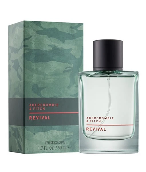 Abercrombie & Fitch REVIVAL Kölnisch Wasser Eau de Cologne für Herren 1,7 flüssige Unzen/50 ml Neu im Karton