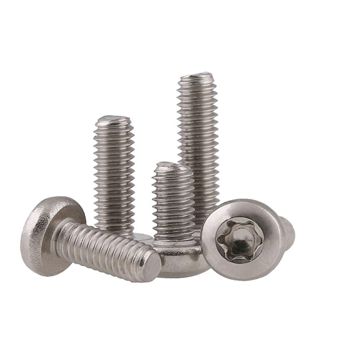 BOZONLI Viti a Macchina Torx Bulloni a Testa Tonda Viti Bulloni Inox, (c8V)