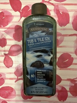 Melaleuca Ecosense TUB & TILE 12x Super Concentrated Bathroom Cleaner 8 oz new