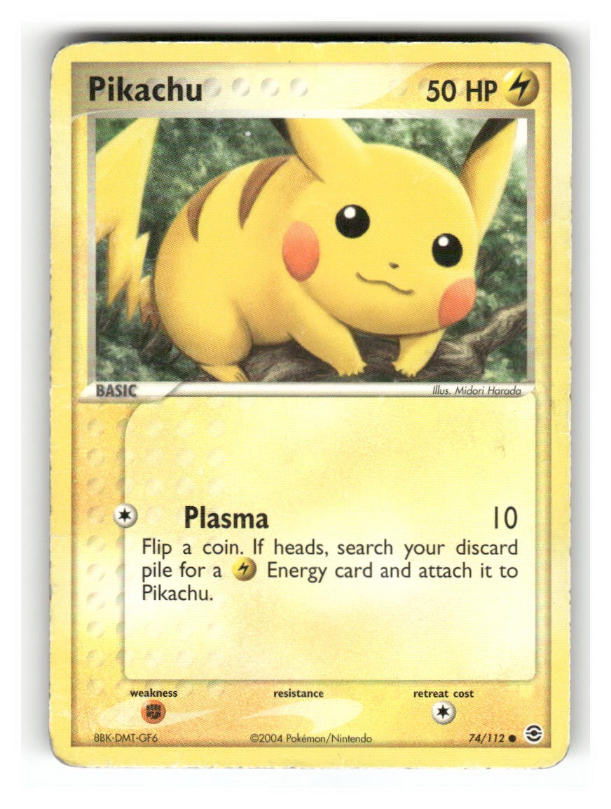Pikachu - 74/112 - HP - EX FireRed & LeafGreen