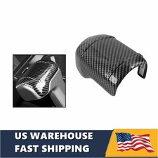 Gear Shift Knob Cover Trim Carbon Fiber Look For Ford F-150 F150 2021-2024