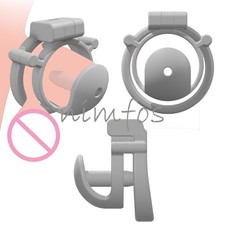 Men's Sissy Chastity Cage Device CB Chastity Lock Ring Tube Chastity SM