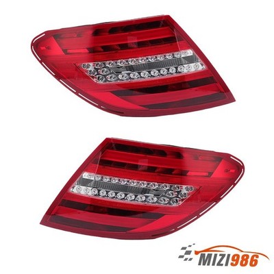 Paar Rücklicht Für Mercedes Benz W204 2011-2014 Heckleuchte Hinten Links Rechts