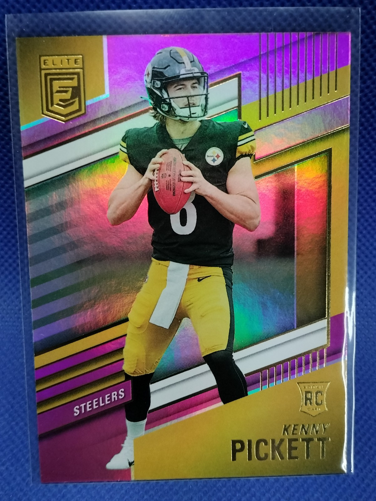2022 Panini Donruss Elite RC Kenny Pickett #101 Pink Steelers Rookie Football