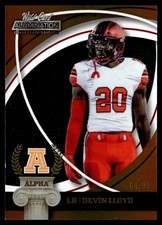 2021 Wild Card Collegeate Edition Alumination Alpha Devin Lloyd Rookie 64/99