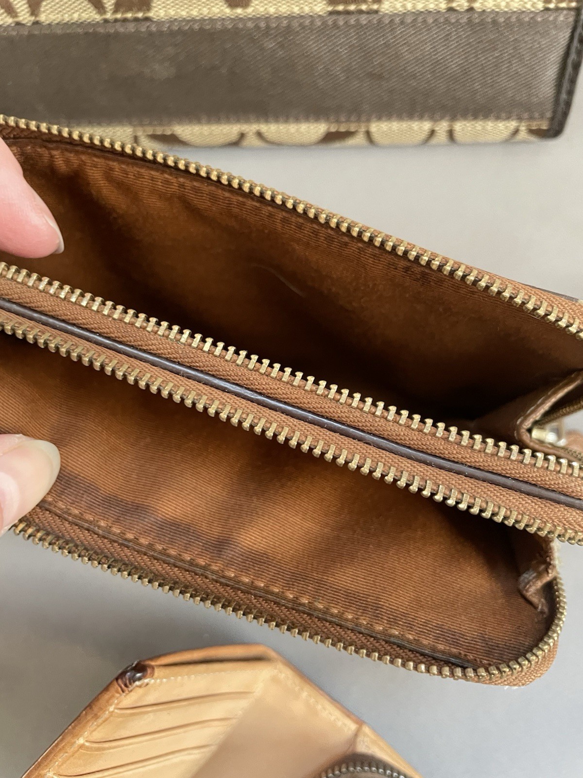 4 Authentic Coach Wallets Wristlets Signature Can… - image 3