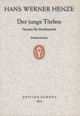 Der junge Törless Study score 3 violins, 2 violas and cello Henze Fantasia for s