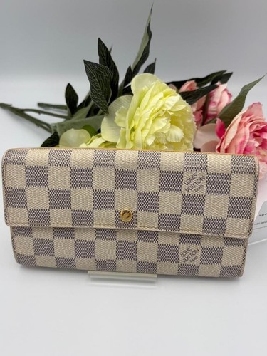 Louis Vuitton Azur PorteFeuille Sara Wallet Women's Used From Japan