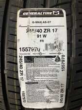 2 Take Off 245 40 17 General G-max As-07 All Season Tires