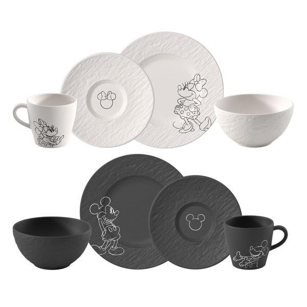 Villeroy & Boch FrüHstüCks-Set 8-Teilig Manufacture Rock Mickey Mouse-image