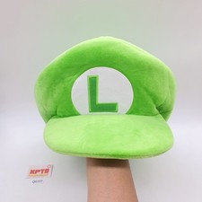 Mario Luigi Hat Q359 Super Nintendo World Universal Studios Hat Plush 12" Japan