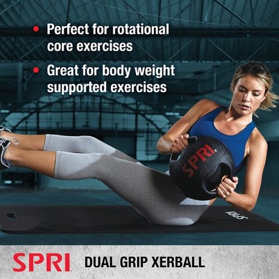SPRI Medicine Ball with Handles 12 LB | eBay