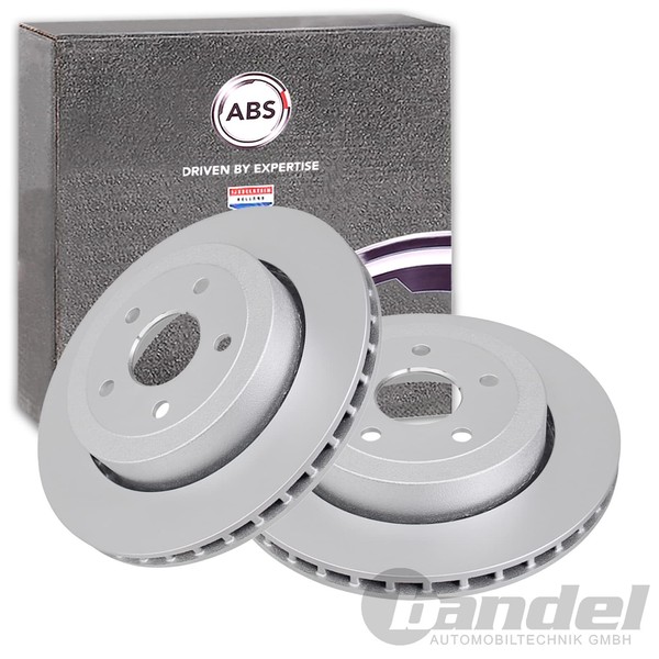 2X A.B.S. Bremsscheiben 350Mm Hinten Passend FüR Jeep Grand-image