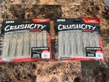 Rapala Crush City 3 1/2" Mooch Minnow - Green Pumpkin Disco X2 6 Packs