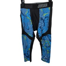 Jordan Youth Boys Medum Compression Tights Dri-Fit Athletic Pants Jumpman / B87