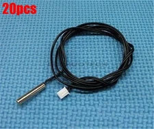 20Pcs Probe 10K 1% 3950 Thermistor Temperature Sensor 1M Ntc Waterproof Accur pq