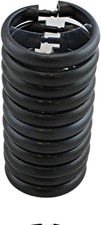 12 Piece Plastic Basic Locking Round Hook Easy Gliding Shower Curtain Rings Fits