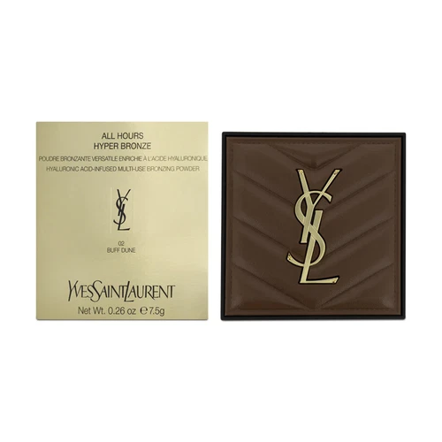 YSL All Hours Bronzer Hyper Bronzing Powder 02 Buff Dune Yves Saint Laurent - Picture 1 of 3
