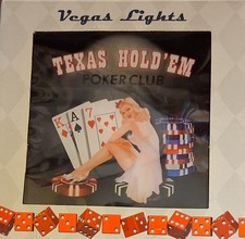 Lampa ścienna Texas Hold'em Poker Club 8" kwadratowa