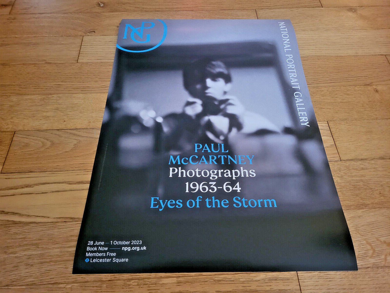PAUL MCCARTNEY - AFFICHE EXPOSITION ORIGINALE - National Portrait Gallery... image 8