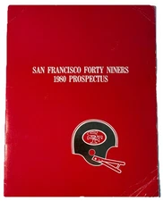 San Francisco Forty Niners 49ers 1980 Prospectus,Montana (B135)