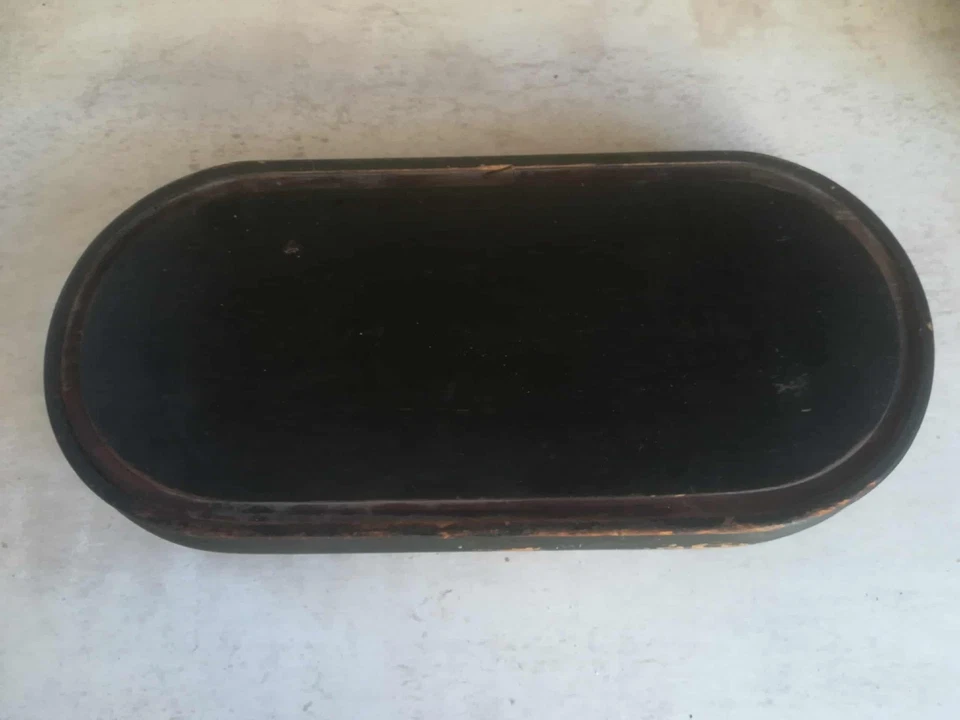 1 socle noir pour pendule , horloge 41x18 - Photo 2/3