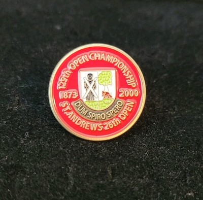 Tiger Woods 2000 The Open British Open at St. Andrews 25mm Golf Ball Marker