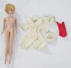 X-841 VINTAGE 1960'S MATTEL BARBIE BLONDE BUBBLE CUT DOLL WITH TAGGED CLOTHING