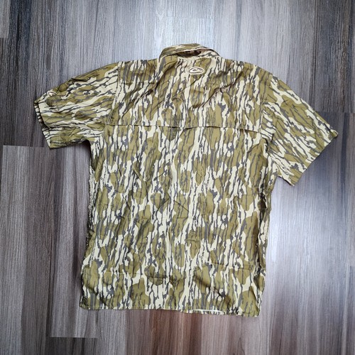 Drake Waterfowl Mossy Oak Shirt L Bottomland TreeStand Short Sleeve Button - Picture 5 of 9
