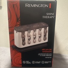 Remington Shine Therapy Argan Oil  Keratin Treated Hair Setters 20 Hot Rollers
