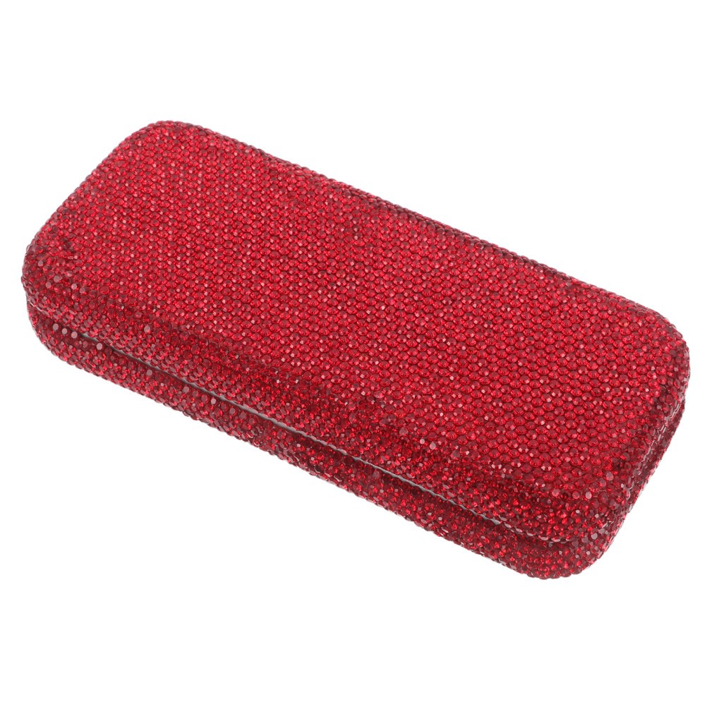 Car -encrusted Glasses Case Cases for Eyeglasses Women Fashion Eyewear