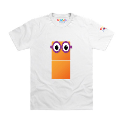 Offiziell lizenziertes Numberblocks Two Blocks Kinder T-Shirt
