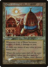 MTG English City of Brass Light Play Foil Promos: Junior Series