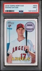 Shohei Ohtani 2018 Topps Heritage Rookie PSA 9 MINT