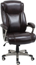 Big  Tall Executive Office Chair with Lumbar Support, Adjustable Height, 350-Po