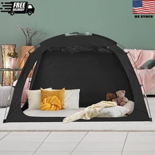 Bed Tent Full Size Bed Canopy, Light Reducing Sleeping Tent Lightweight Portable