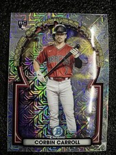 2023 Bowman Chrome Rookie Of The Year Favorites Corbin Carroll Mojo Refractor Rc